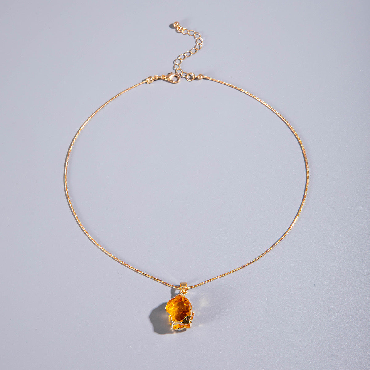 Wholesale Versatile Colorful Crystal Stone Pendant Necklace