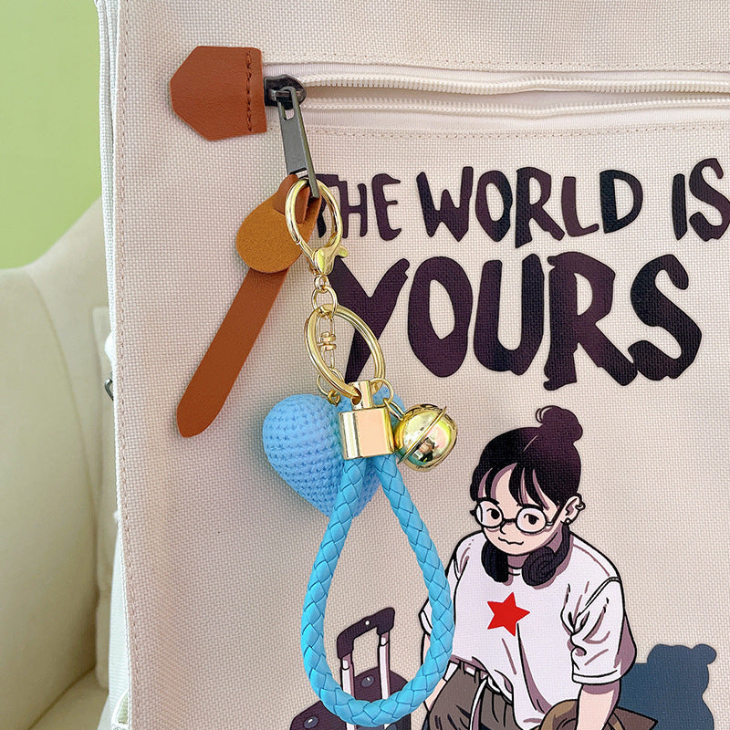 Wholesale Resin Yarn Love Keychain ACC-KC-YanG002