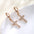 Wholesale Micro-inlaid Zirconium Cross Earrings