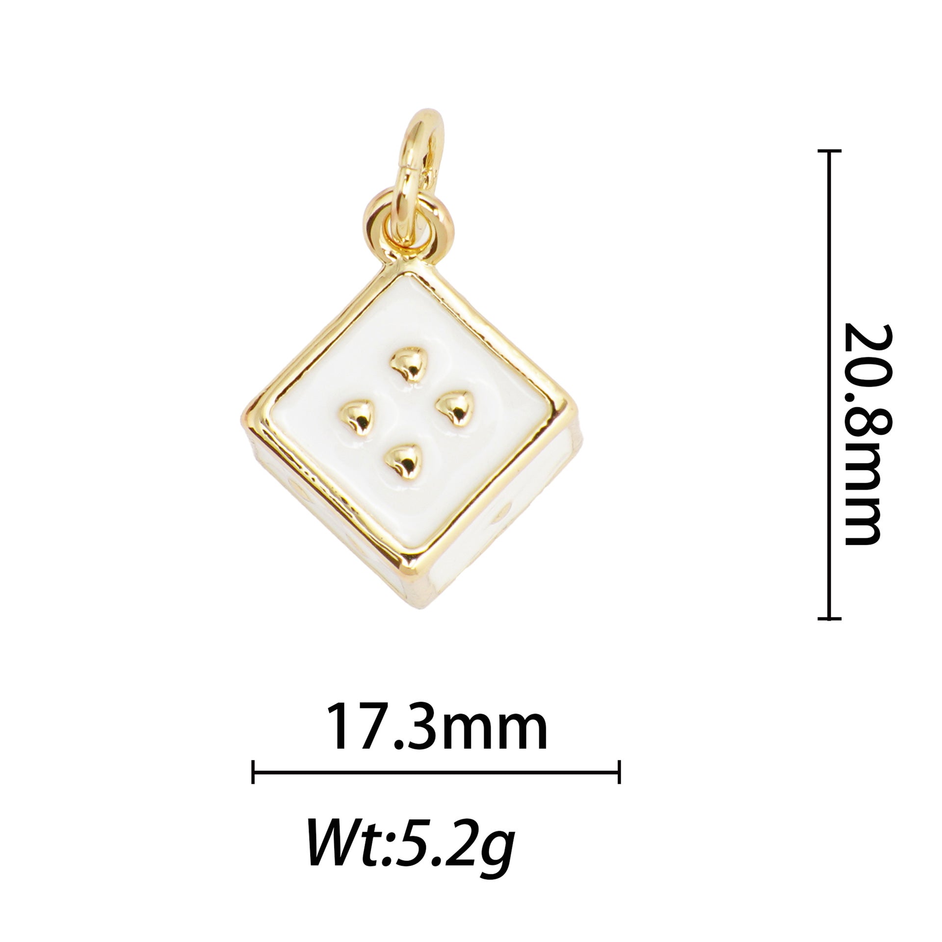 Wholesale 10pcs 18k pure gold copper plating ladies necklace pendant