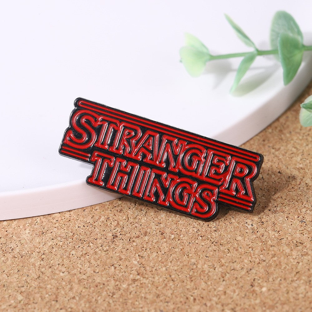 Wholesale  short sentence paint brooch