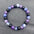 Wholesale Amethyst Blue Dot Stone Obsidian Bracelet