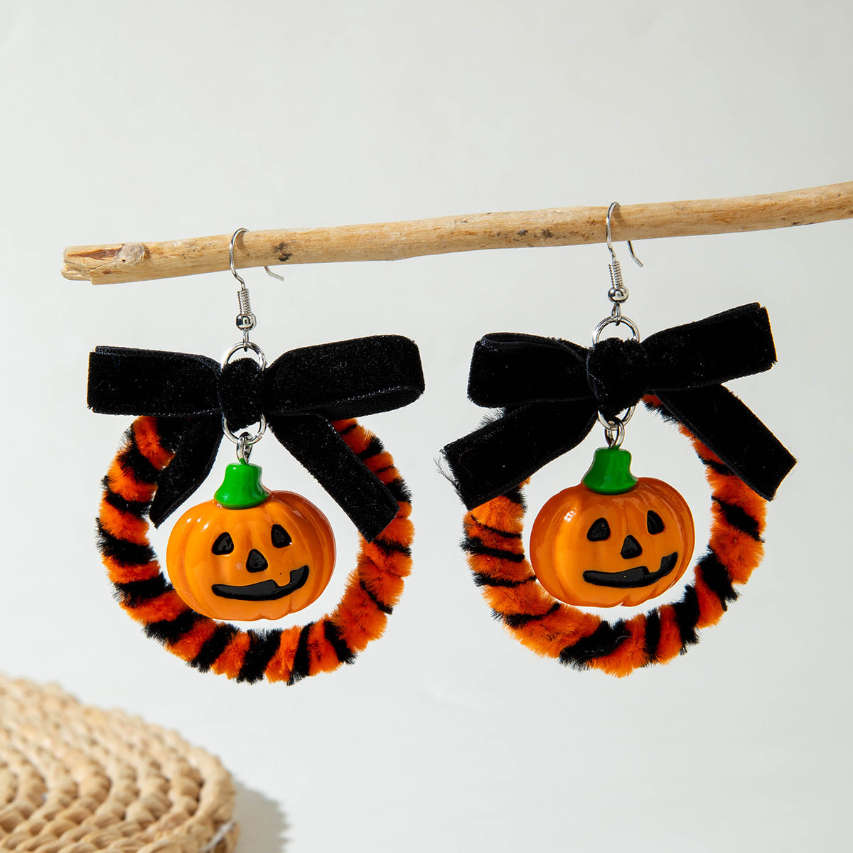 Wholesale Halloween Pumpkin Earrings