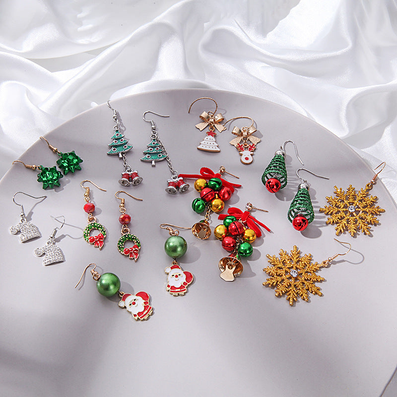 Wholesale Christmas series earrings