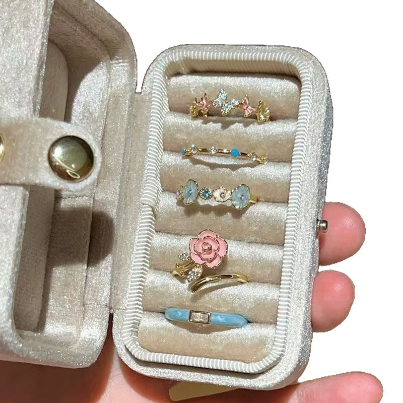 Wholesale Sweet Dripping Oil Alloy Ring - Chic Jewelry Accessory for Everyday Wear