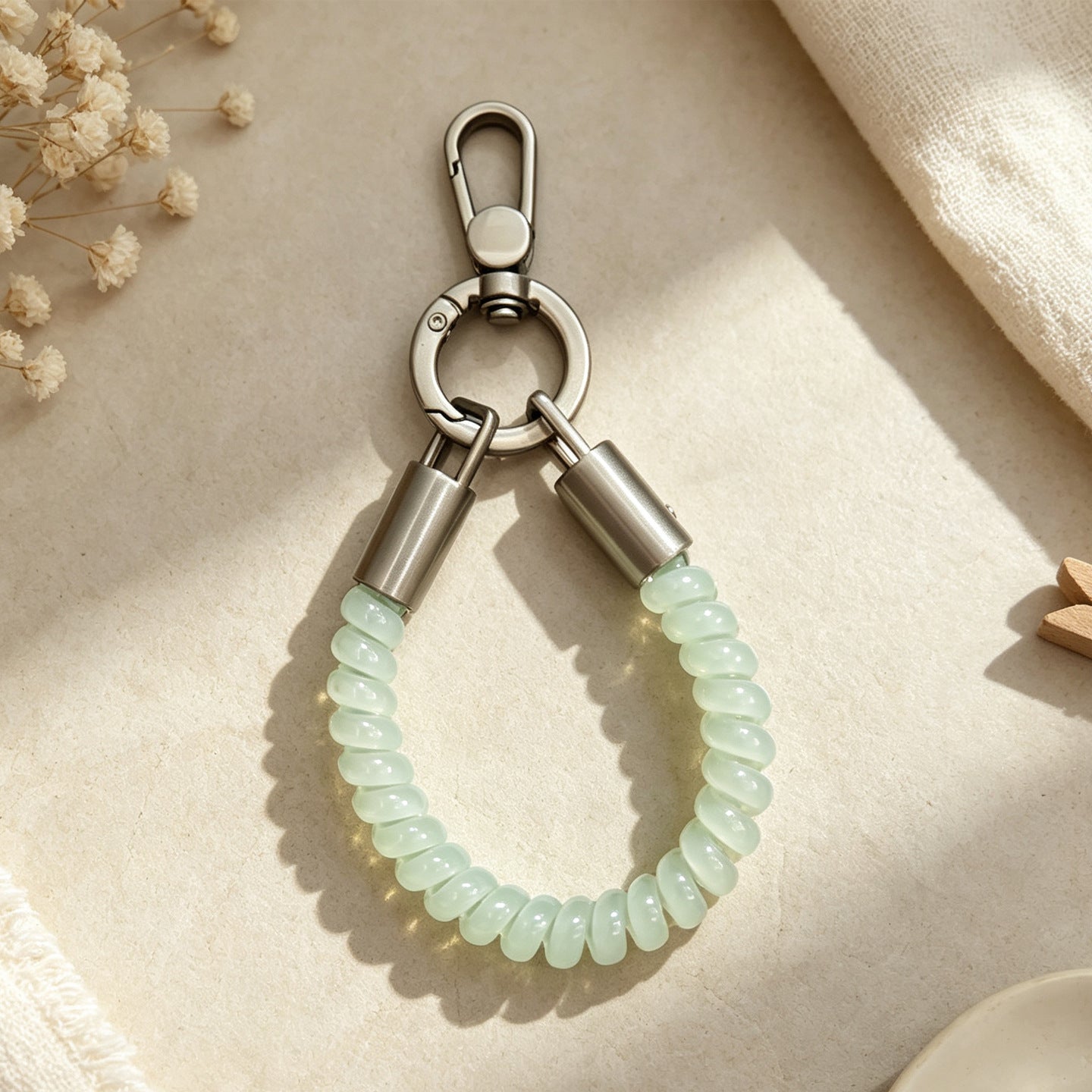 Wholesale Jelly Candy Spring Keychain Light Pink Plastic DIY Bag Charm For Craft Supply And Everyday Use