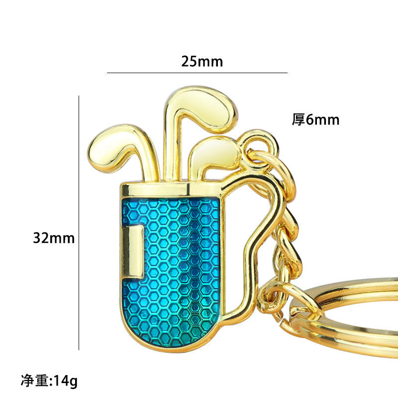Wholesale Golf Ball Keychain 2D Key Ring Creative Keychain ACC-KC-XunXin005