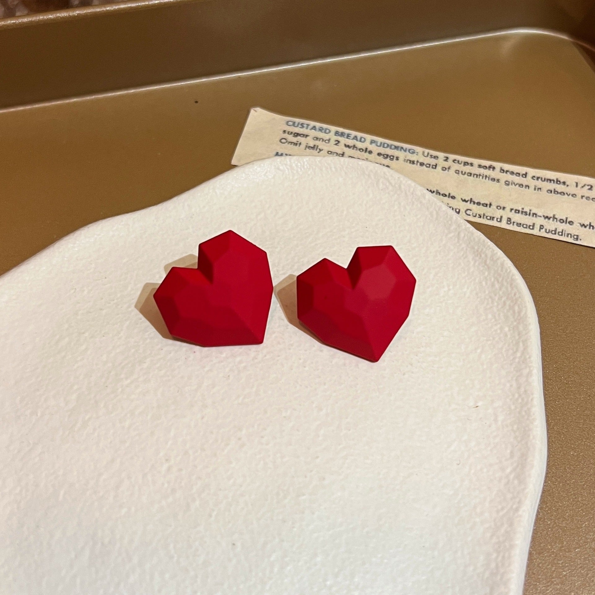 Wholesale Multi-facet Cut Love Irregular Heart-shaped Alloy Earrings ACC-ES-HM002