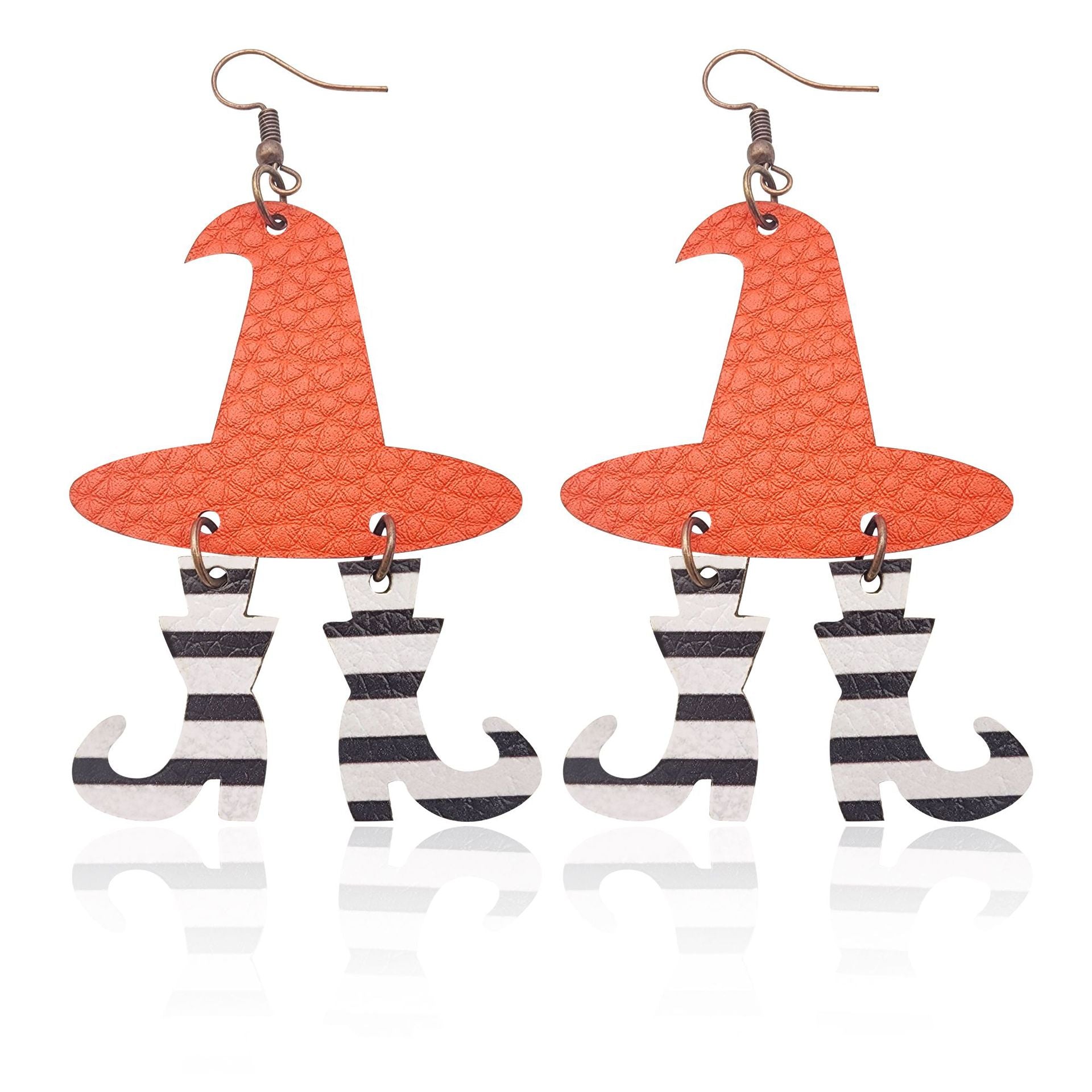 Wholesale Halloween Leather Earrings