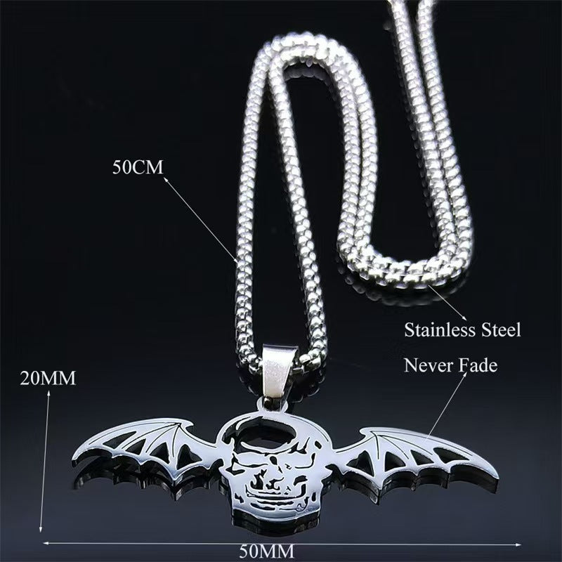 Wholesale Stainless Steel Vampire Vintage  Necklace