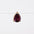 Wholesale DIY accessories stainless steel pear-shaped teardrop zircon pendants