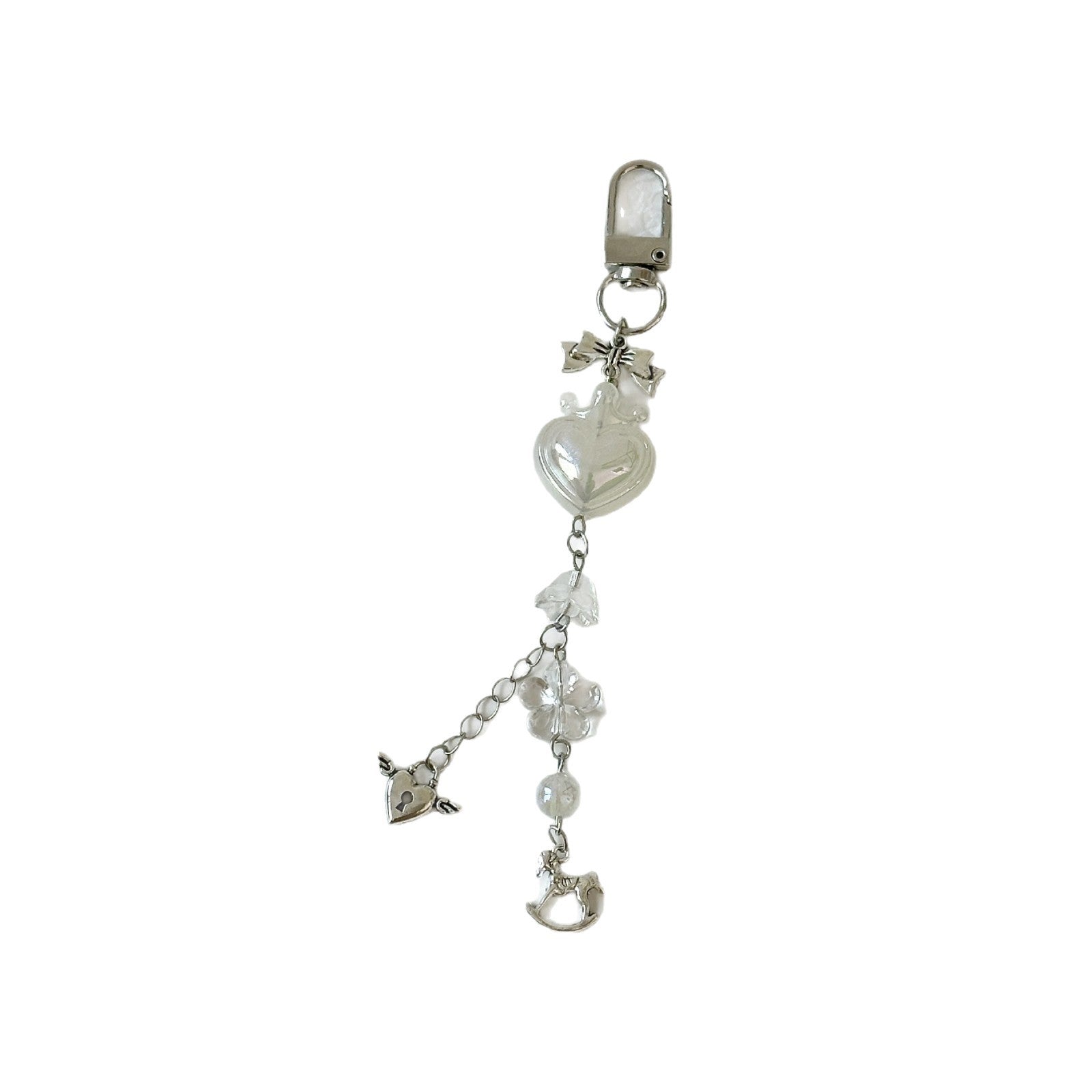 Wholesale Love Crown Mobile Phone Chain Keychains