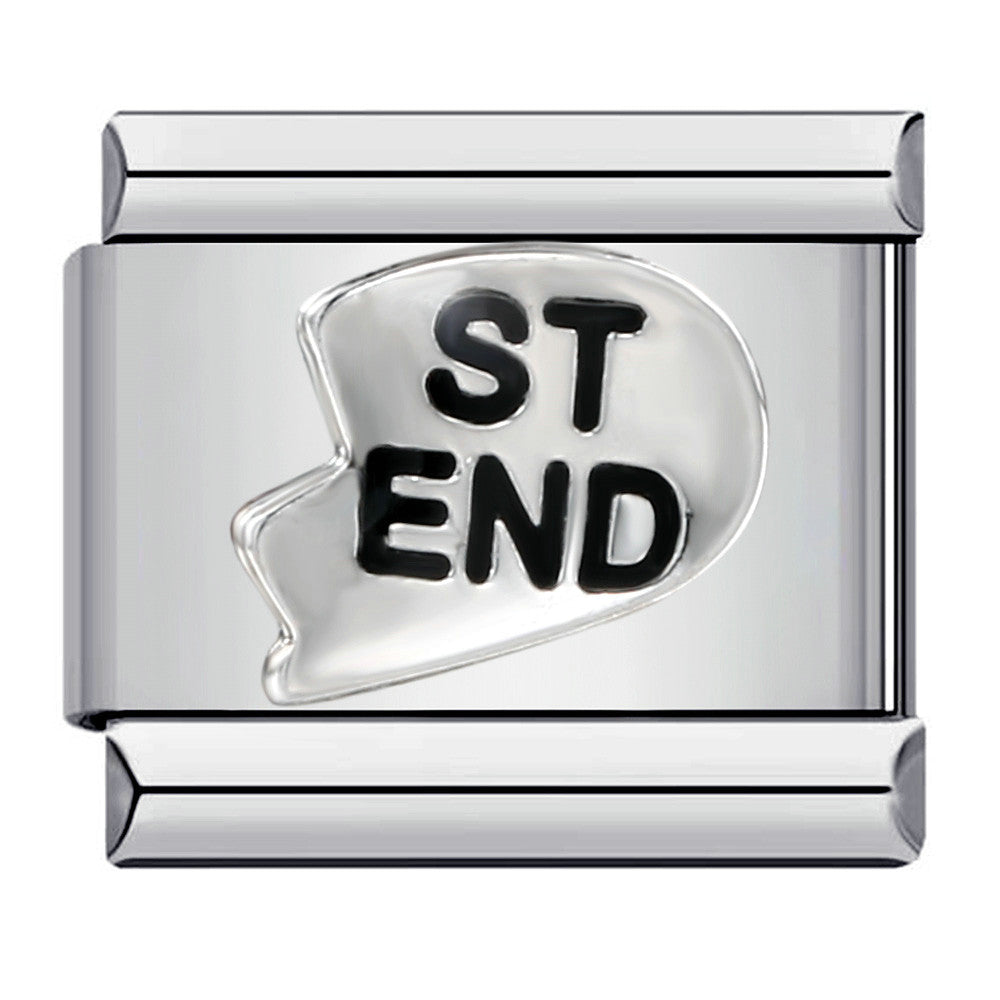 Wholesale Italian Charm Bracelet 9mm DIY Splicing Removable Student Graduation Pattern Stainless Steel Composable Bracelet