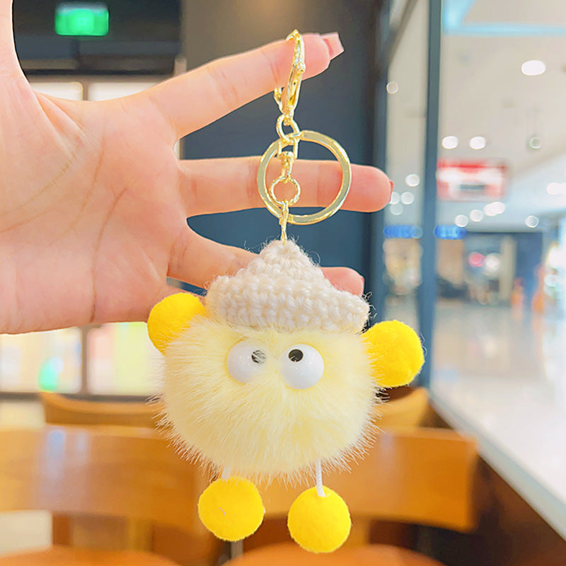 Wholesale Cartoon Fur Ball Plush Cute Keychain ACC-KC-JuCai009