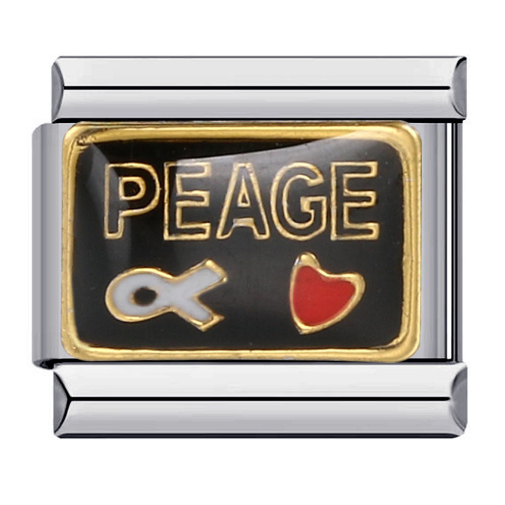 Wholesale Italian Charm Bracelet 9mm DIY Splicing Removable Religious Element Stainless Steel Composable Bracelet