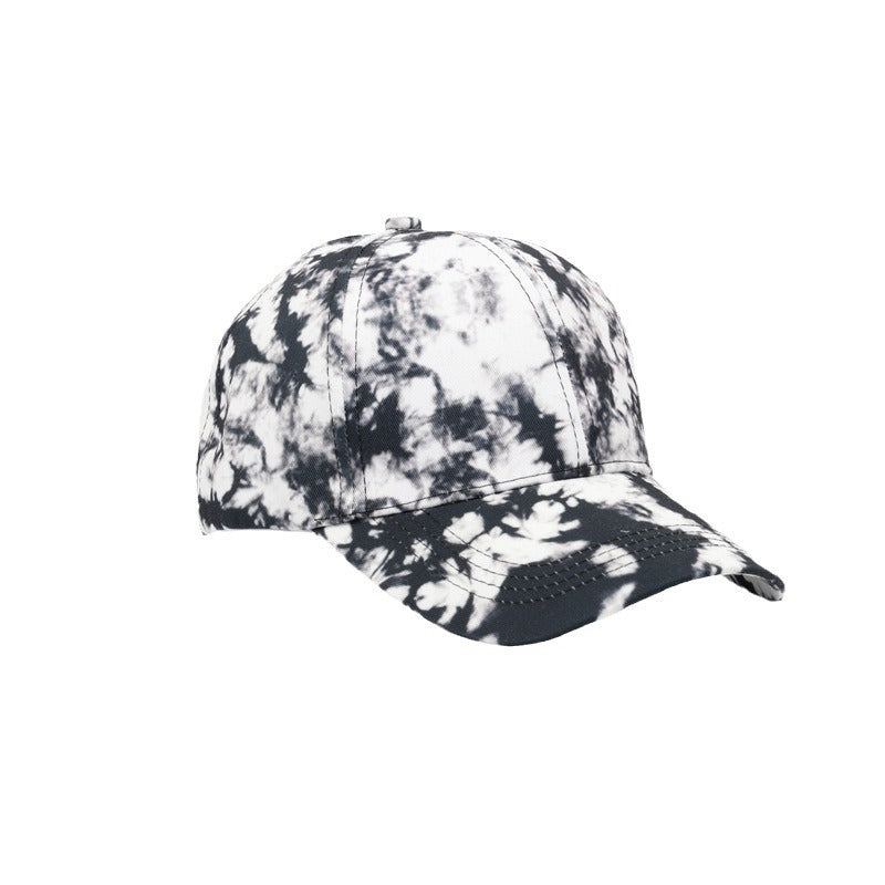 Wholesale tie-dyed baseball cap outdoor sunshade sun cap