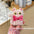 Wholesale  Cute Big-Eyed Cat Plush Doll Pendant Keychains