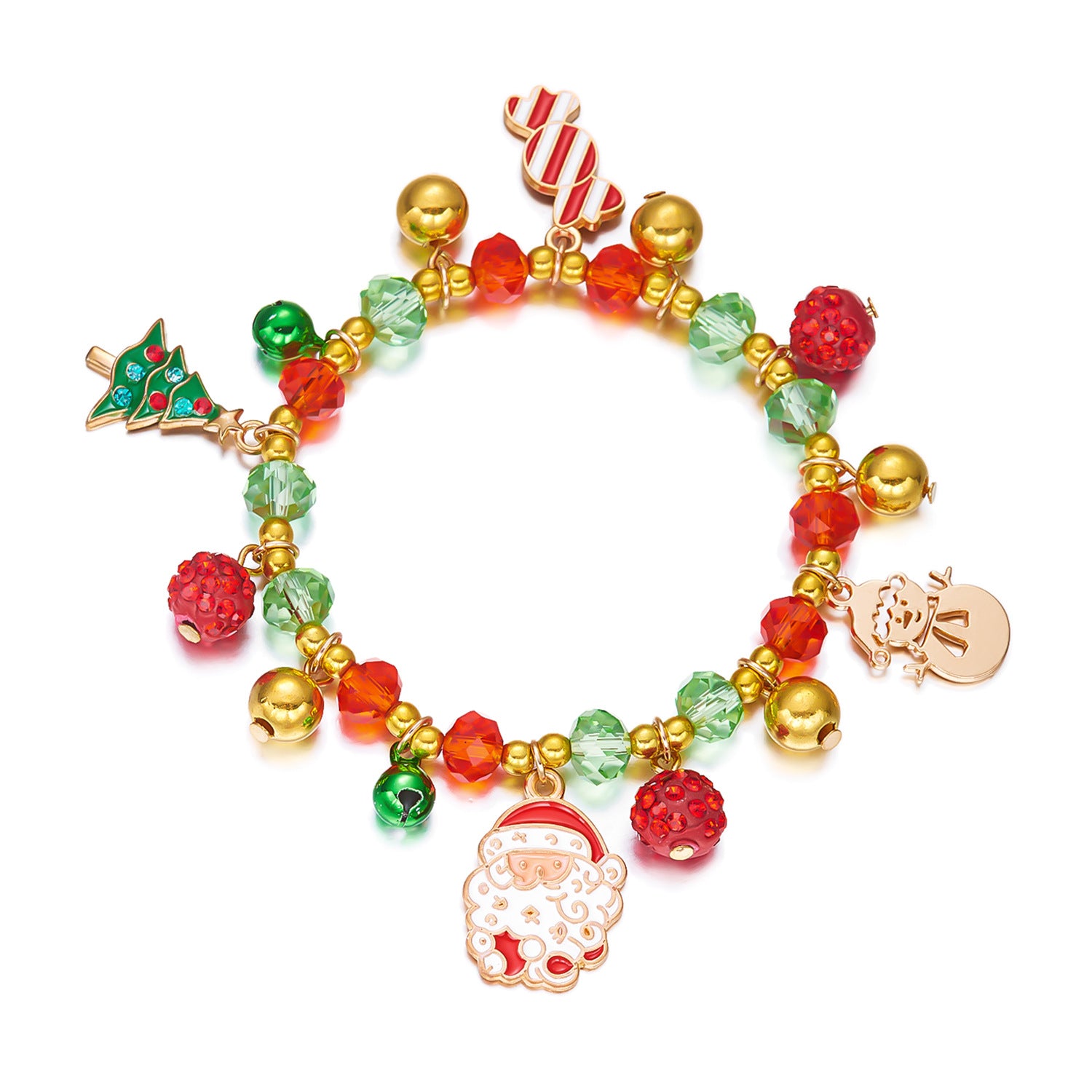 Wholesale Christmas Snowflake Snowman Bracelet Set