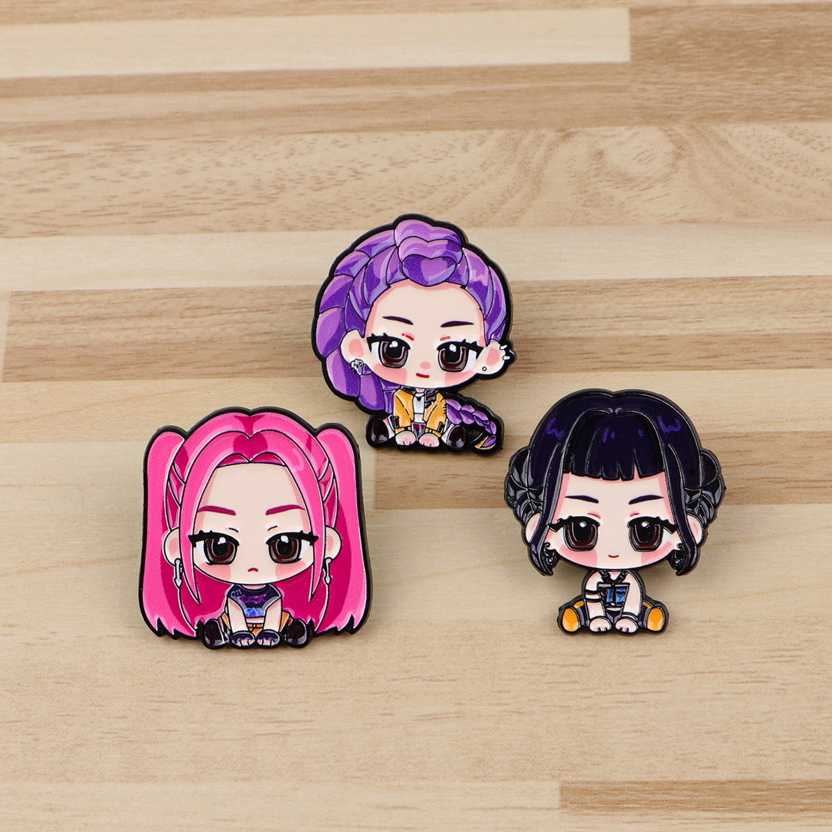 Wholesale Alloy KPOP anime character brooch badge
