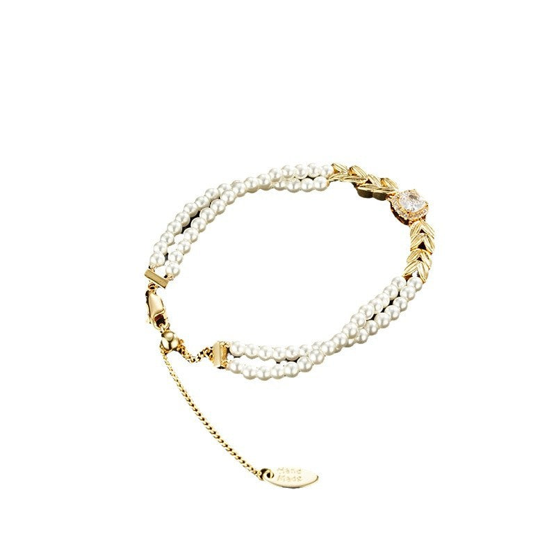 Wholesale simple small fragrant wind bead bead wheat bracelet