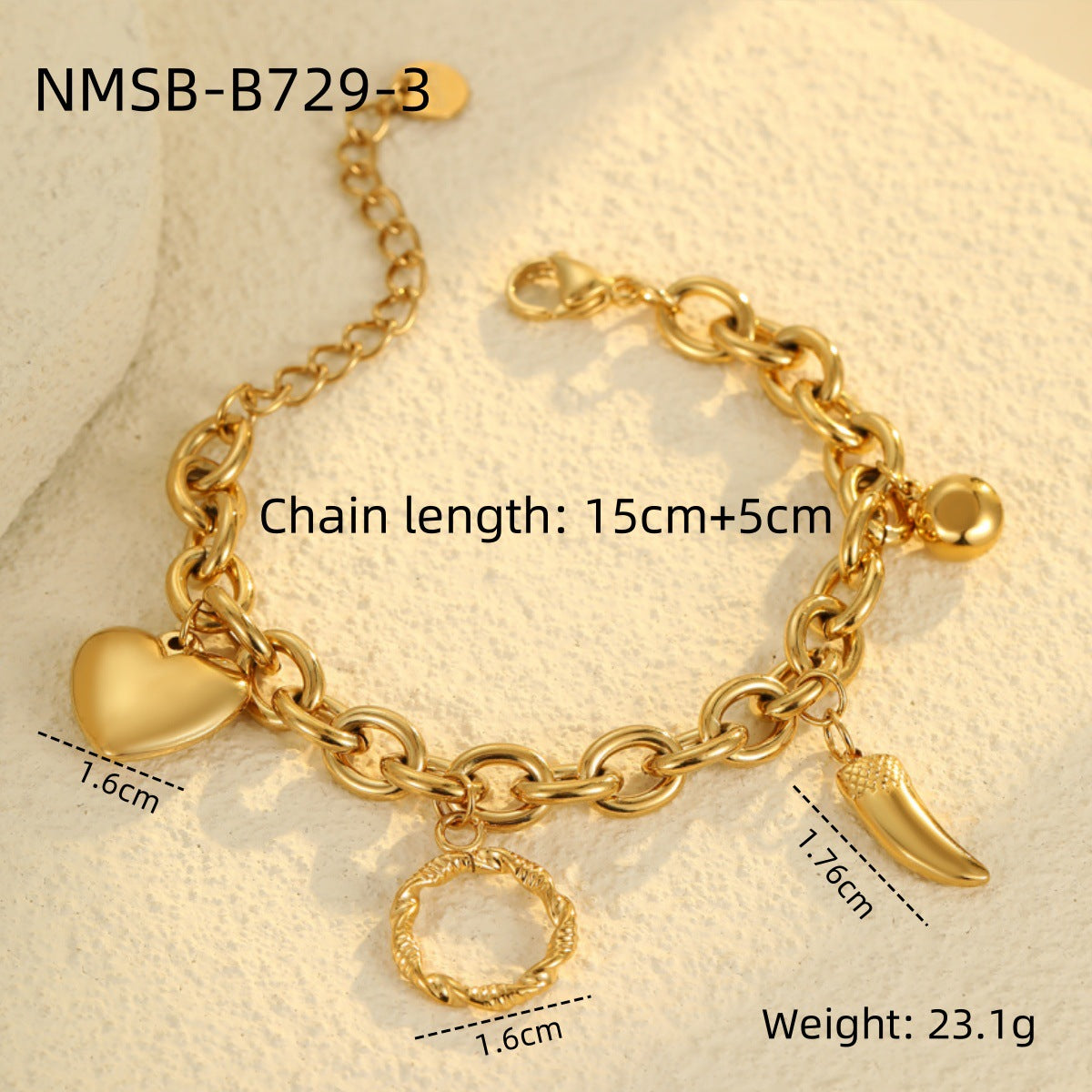 Wholesale Retro Bracelet Light Luxury Niche Design Sense Bracelet
