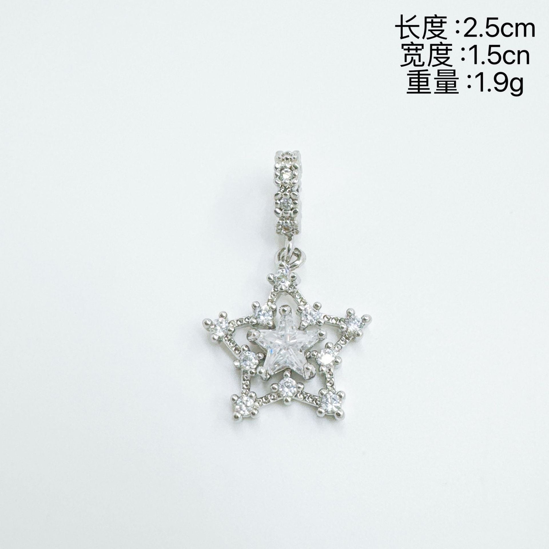 Wholesale Gold Plated Heart Cubic Zirconia Pendant Necklace Women Gift Jewelry Accessory