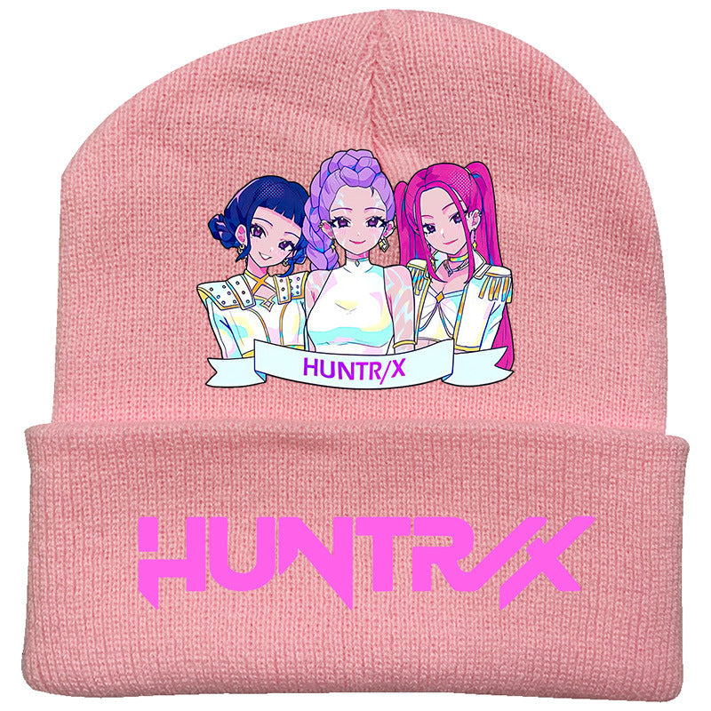 Wholesale kpop anime cartoon knitted hat Beanie