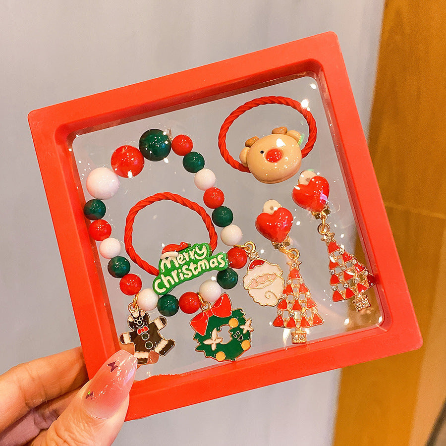 Wholesale Children' s Bracelets Christmas Ornaments Earrings Rings