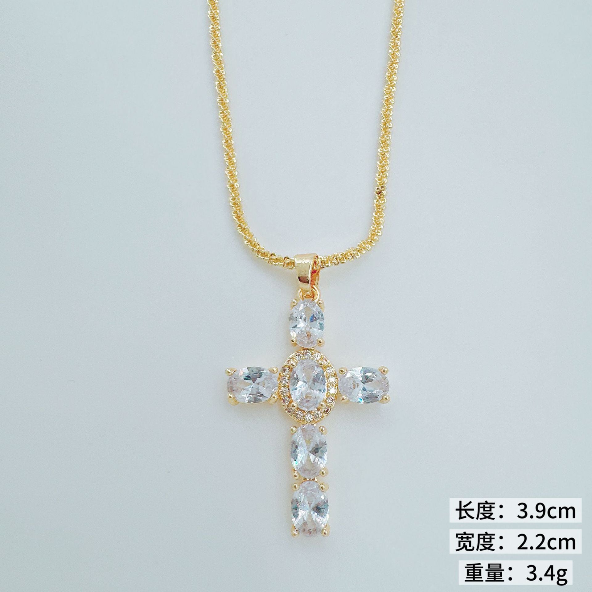 Wholesale European American Style Cross Pendant Necklace