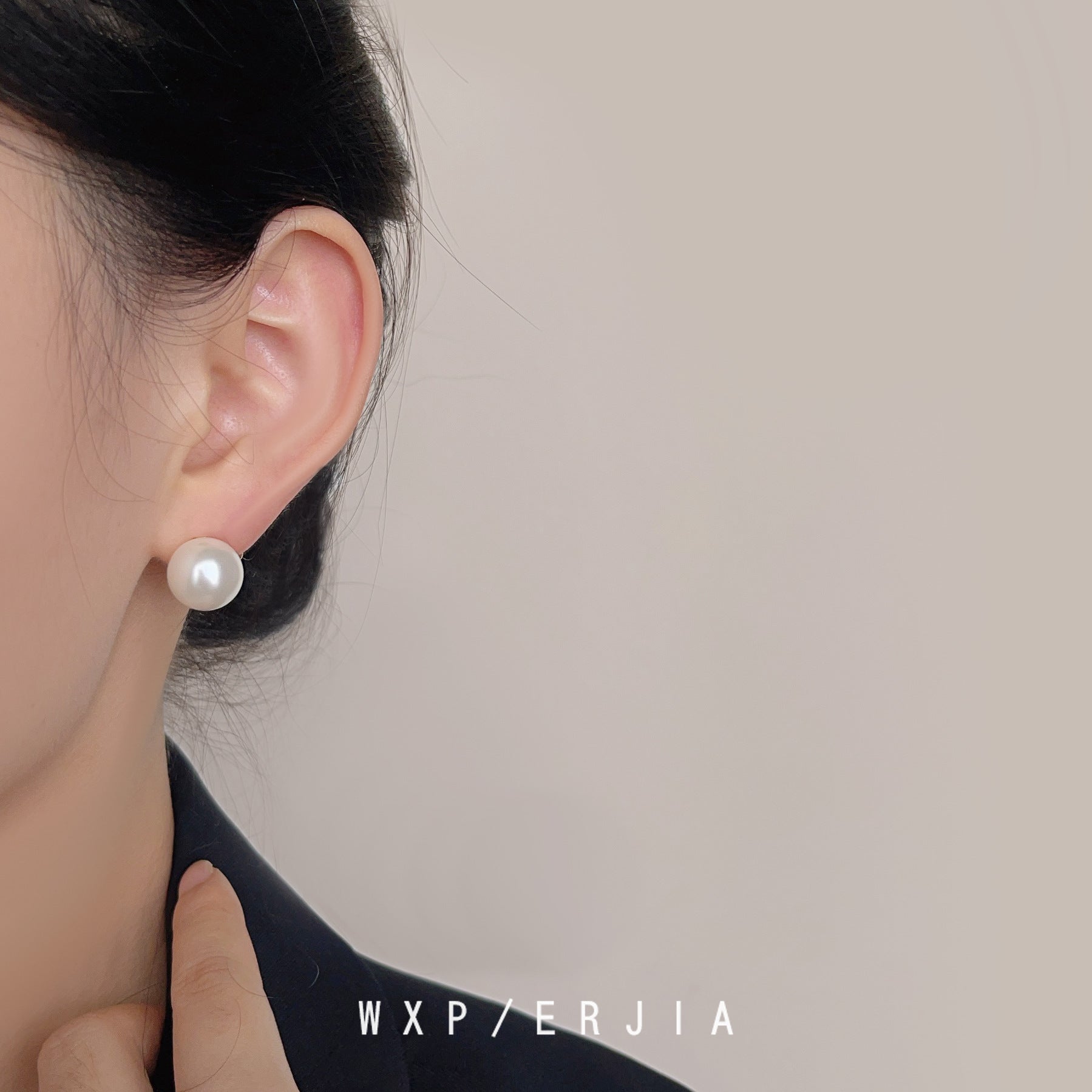 Wholesale Pearl Mosquito Incense Plate Ear Clip Plated with 18K Real Gold  Earrings