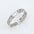 Wholesale simple hollow Great Wall pattern titanium steel ring