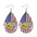 Wholesale Independent Station Explosions US Independence Day Earrings