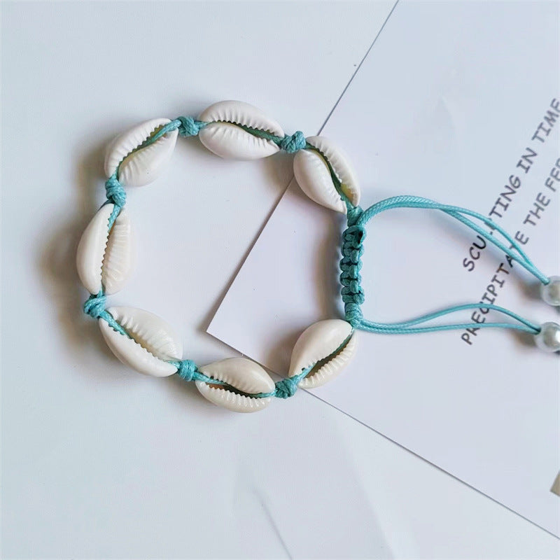 Wholesale Bohemian Natural Shell Braided Bracelets ACC-BT-Yinhai001
