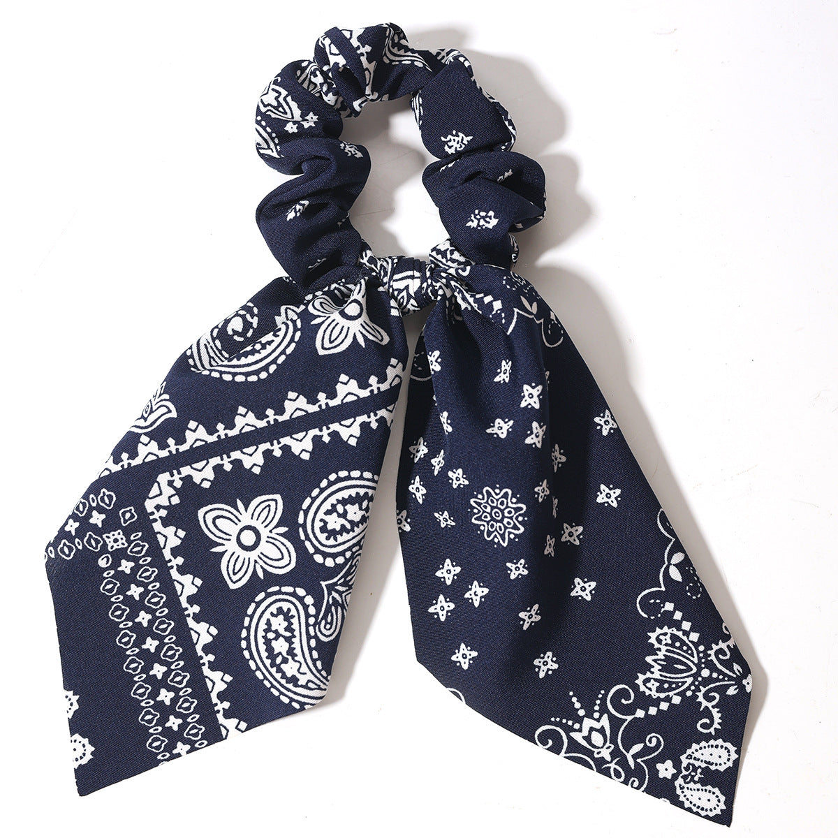Wholesale  Ethnic Style Small Ribbon Hair Tie Retro Ponytail Ribbon Hair Scrunchies