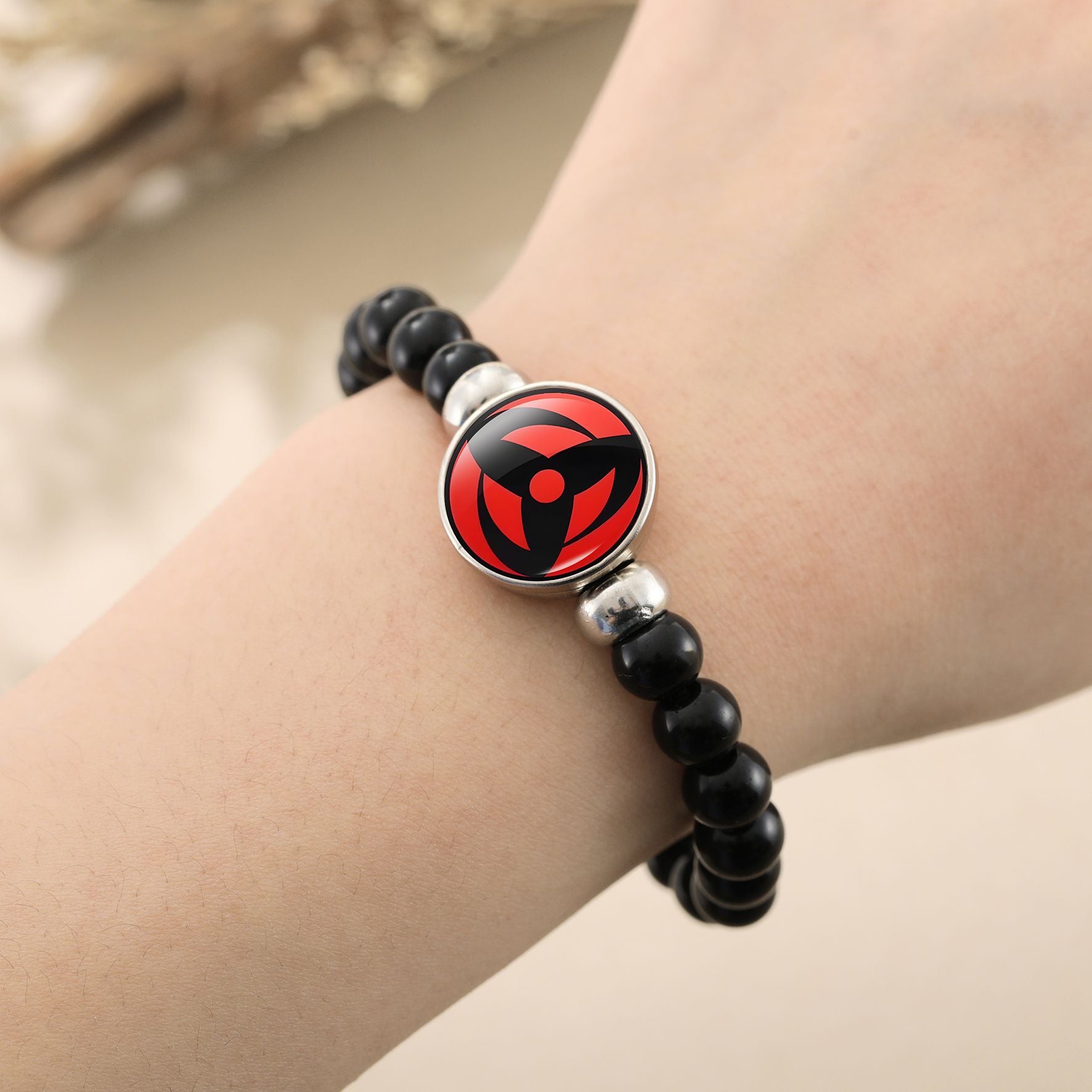 Wholesale Black anime bracelet
