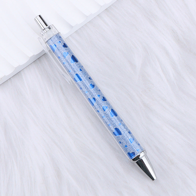 Wholesale Pink Bow Heart Roll Paper Ballpoint Pen