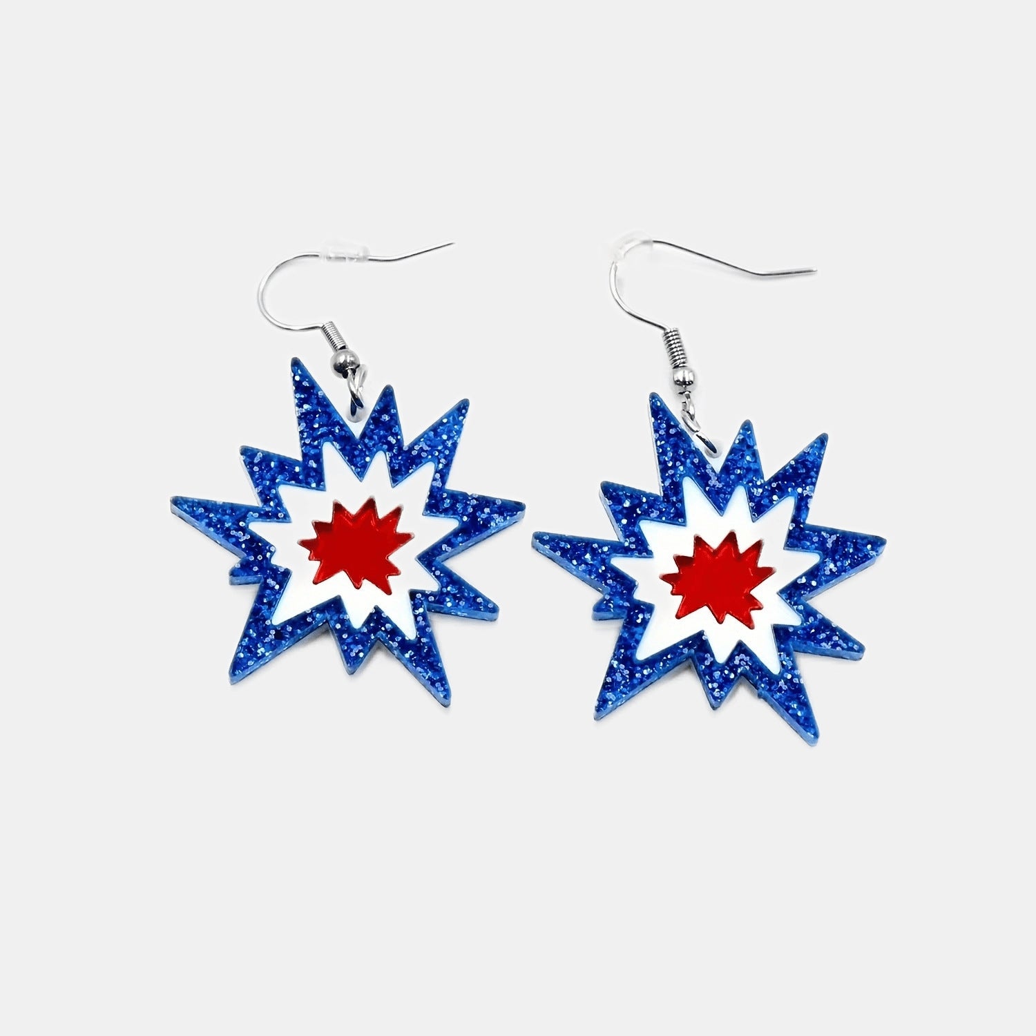 Wholesale Sparkling Independent Acrylic Earrings