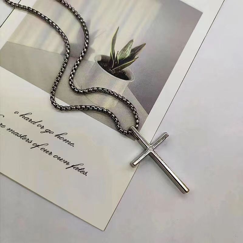 Wholesale Thorn Rose Cross Necklace