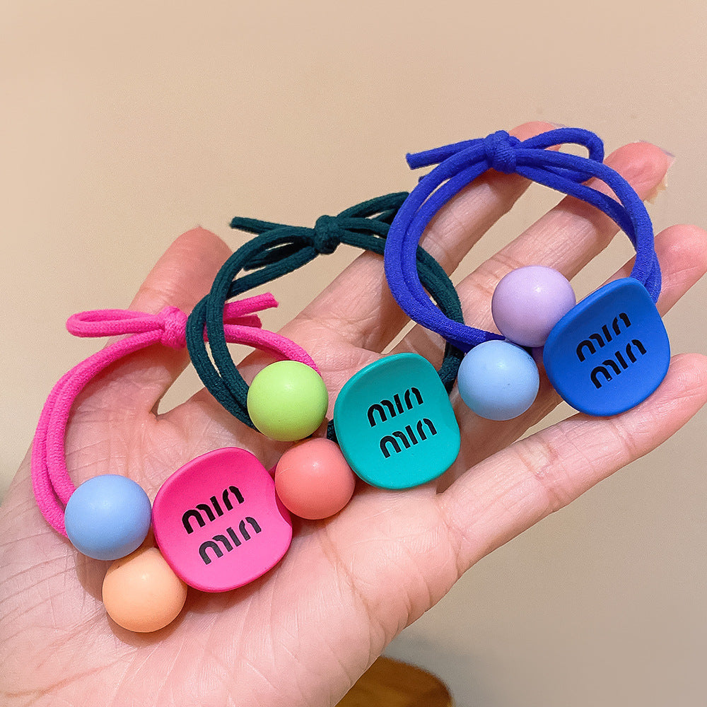 Wholesale 10pcs Cartoon Cute Resin Hair Rope Hair Scrunchies ACCVIP-HS-Huidi004