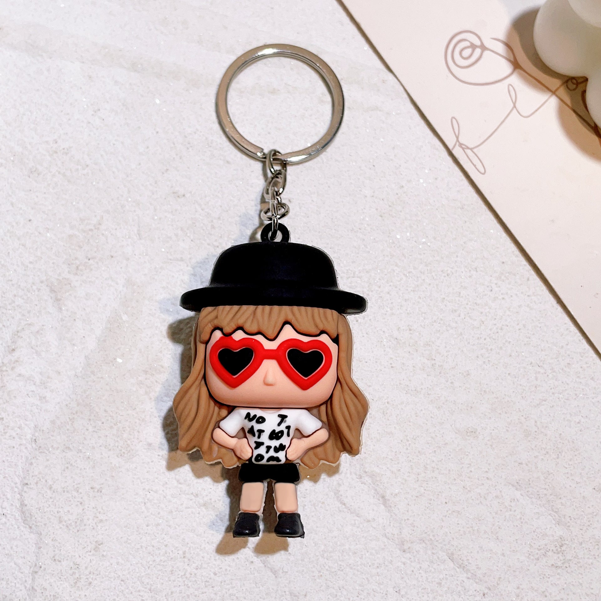 Wholesale Cartoon PVC Soft Glue Cute Keychain ACCVIP-KC-QiWei002
