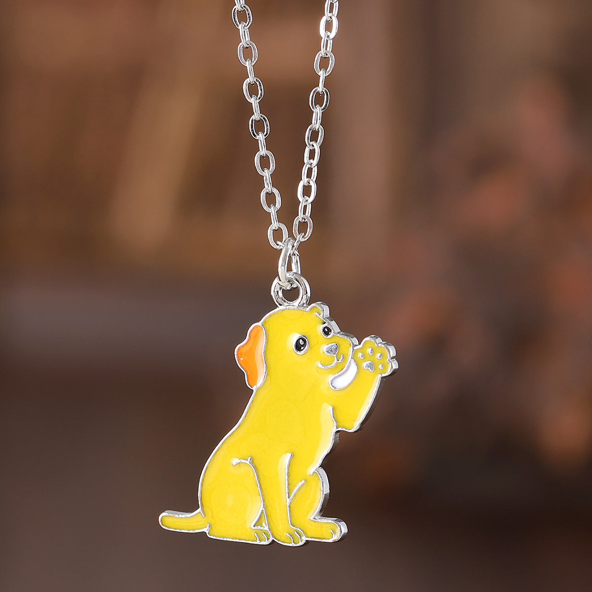 Wholesale Cute Animal Cartoon Oil Drop Necklace ACC-NE-zhiyu008
