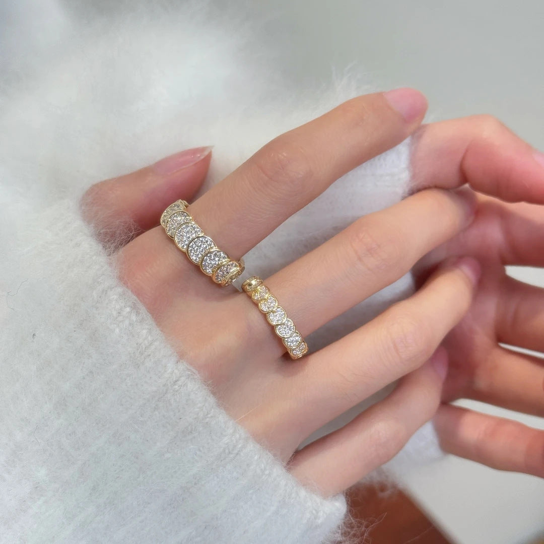 Wholesale Scale copper plated gold ring