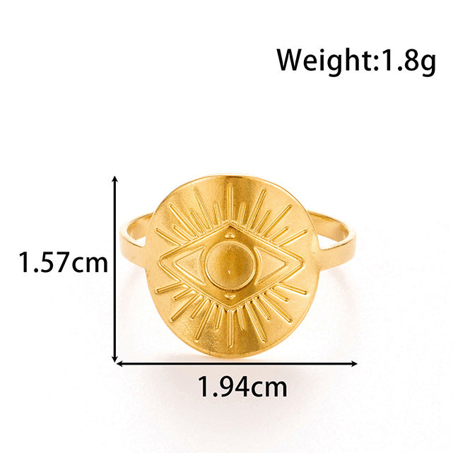 Wholesale titanium steel love butterfly  retro open ring