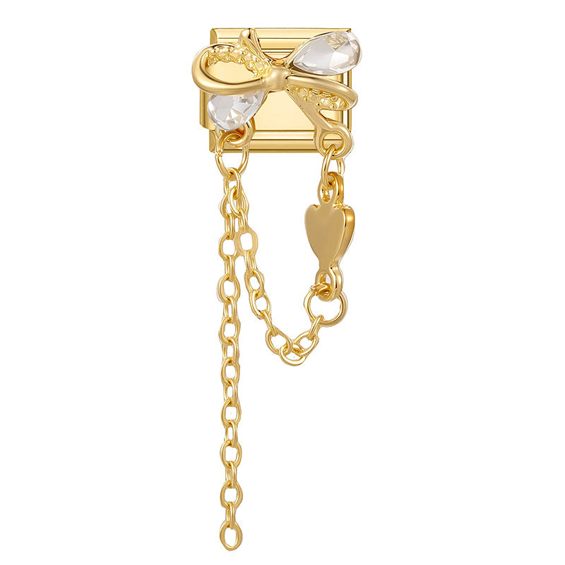 Wholesale Italian Modular Multifunctional Connectable Stylish Creative Fresh Exquisite Accessory Geometric DIY Bracelet Jewelry