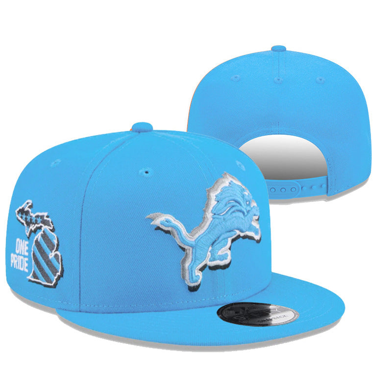 Wholesale Football Cap Embroidery Baseball Cap Flat Brim Hat ACCVIP-HT-ShiQuan001