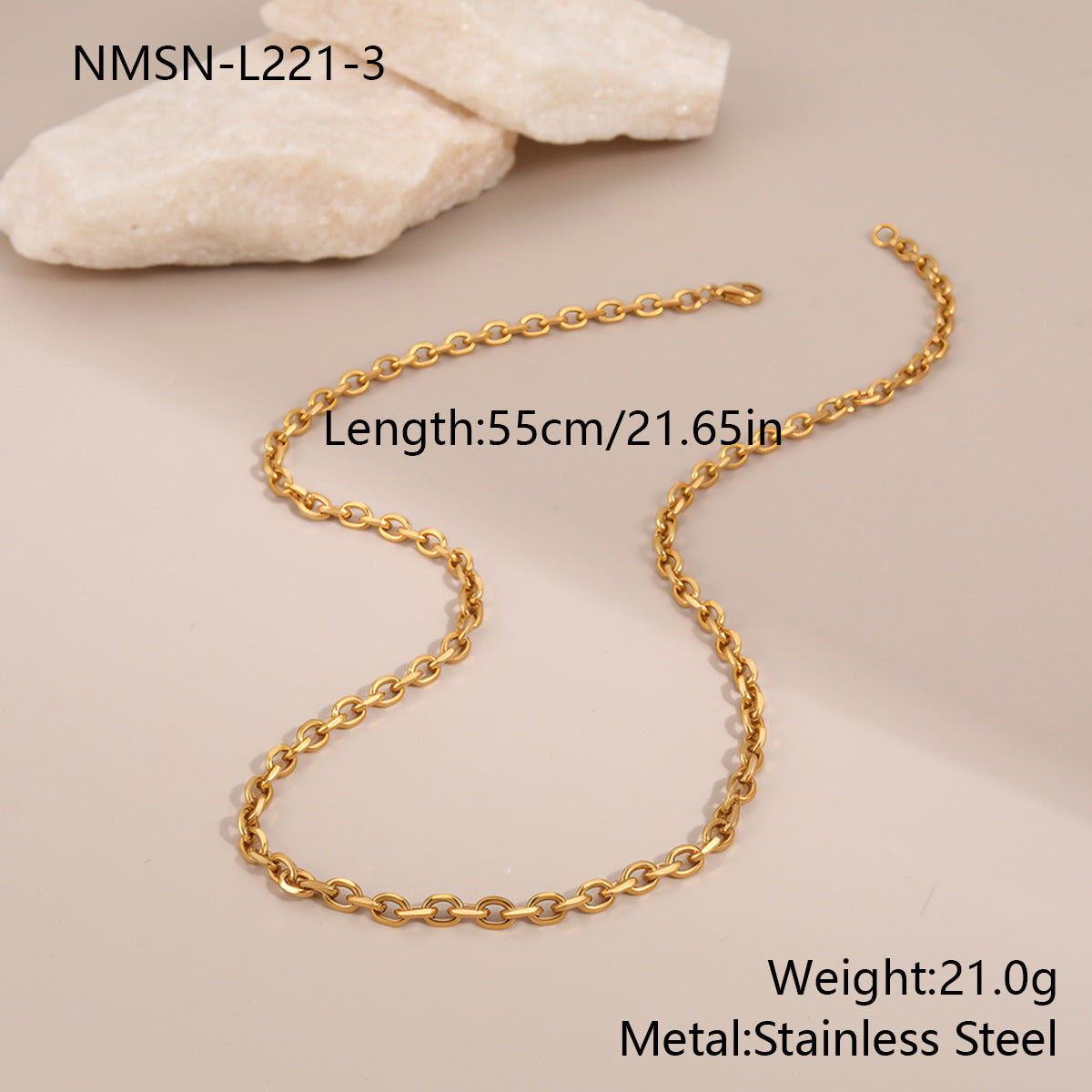 Wholesale Stainless steel zircon necklace