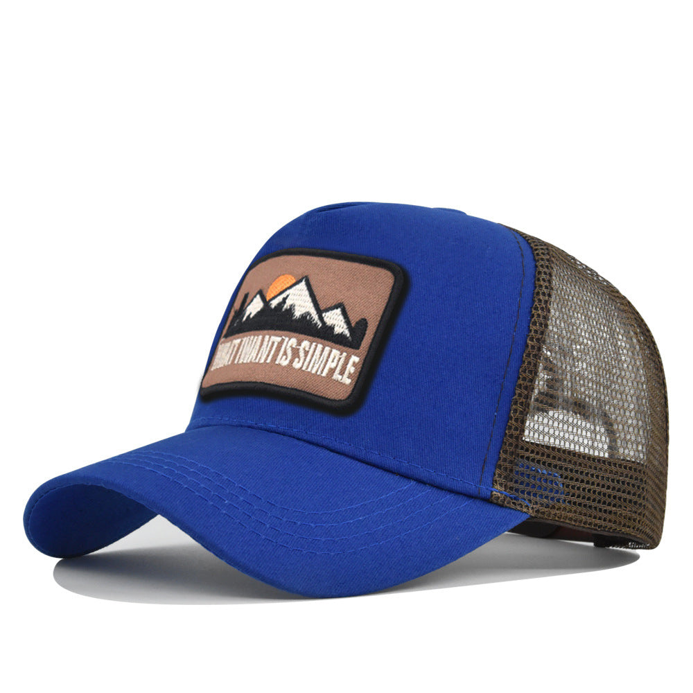 Wholesale Embroidered hill animal summer sunshade net hat