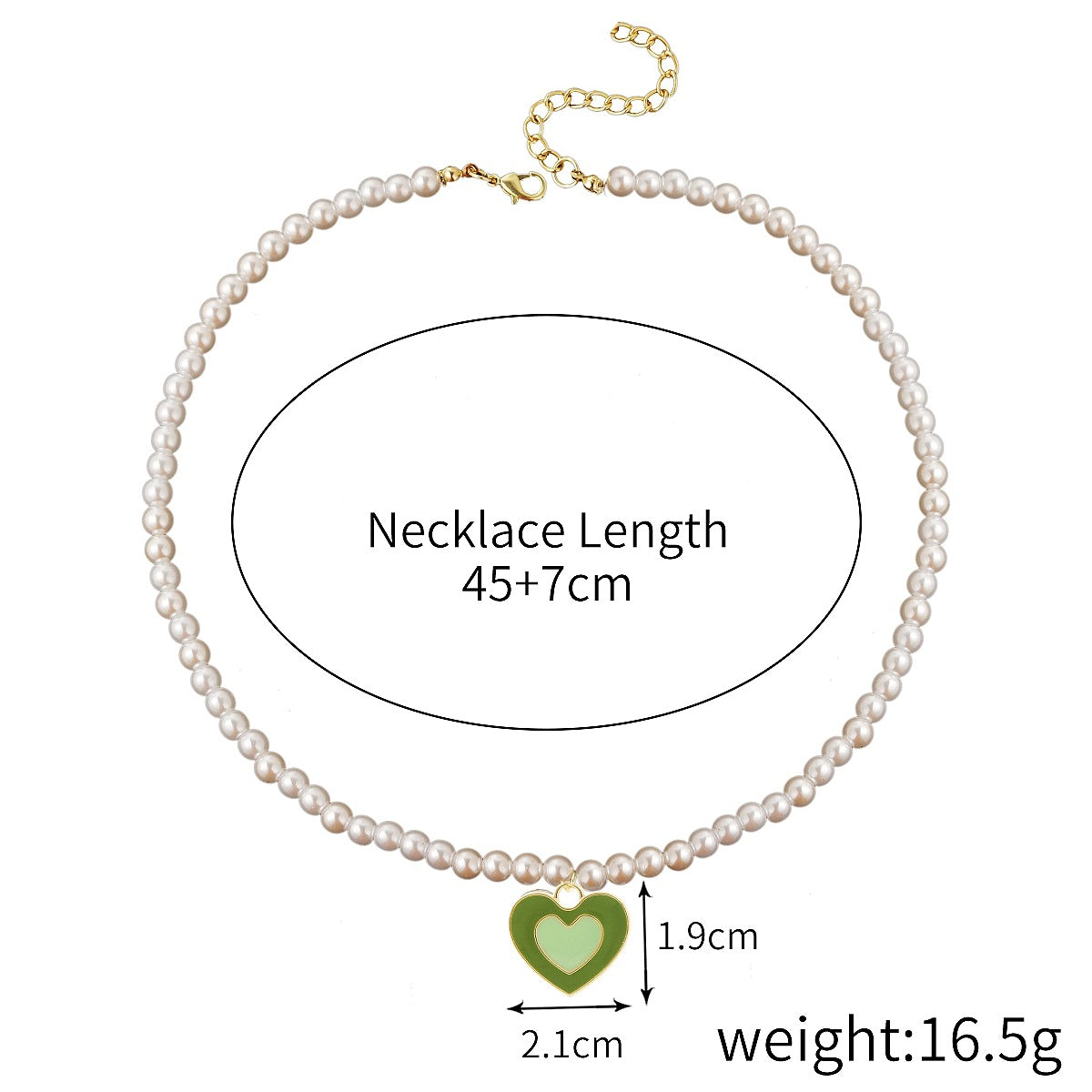 Wholesale Alloy Rainbow Love Necklace ACC-NE-ManYi013