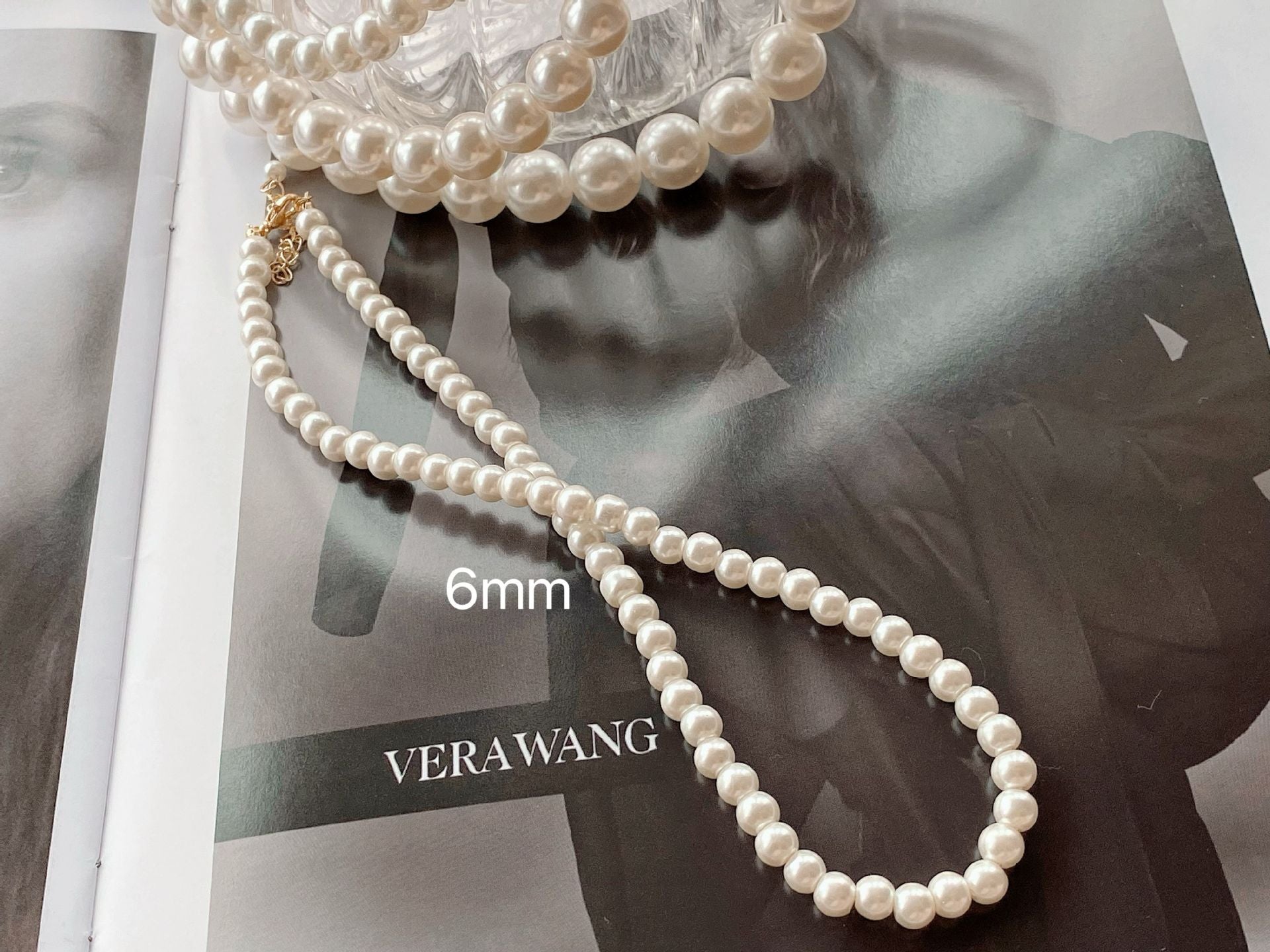 Wholesale Pearl Necklace Sweater Chain Clavicle Chain Choker Necklace Long Necklace ACC-NE-Hanxi001