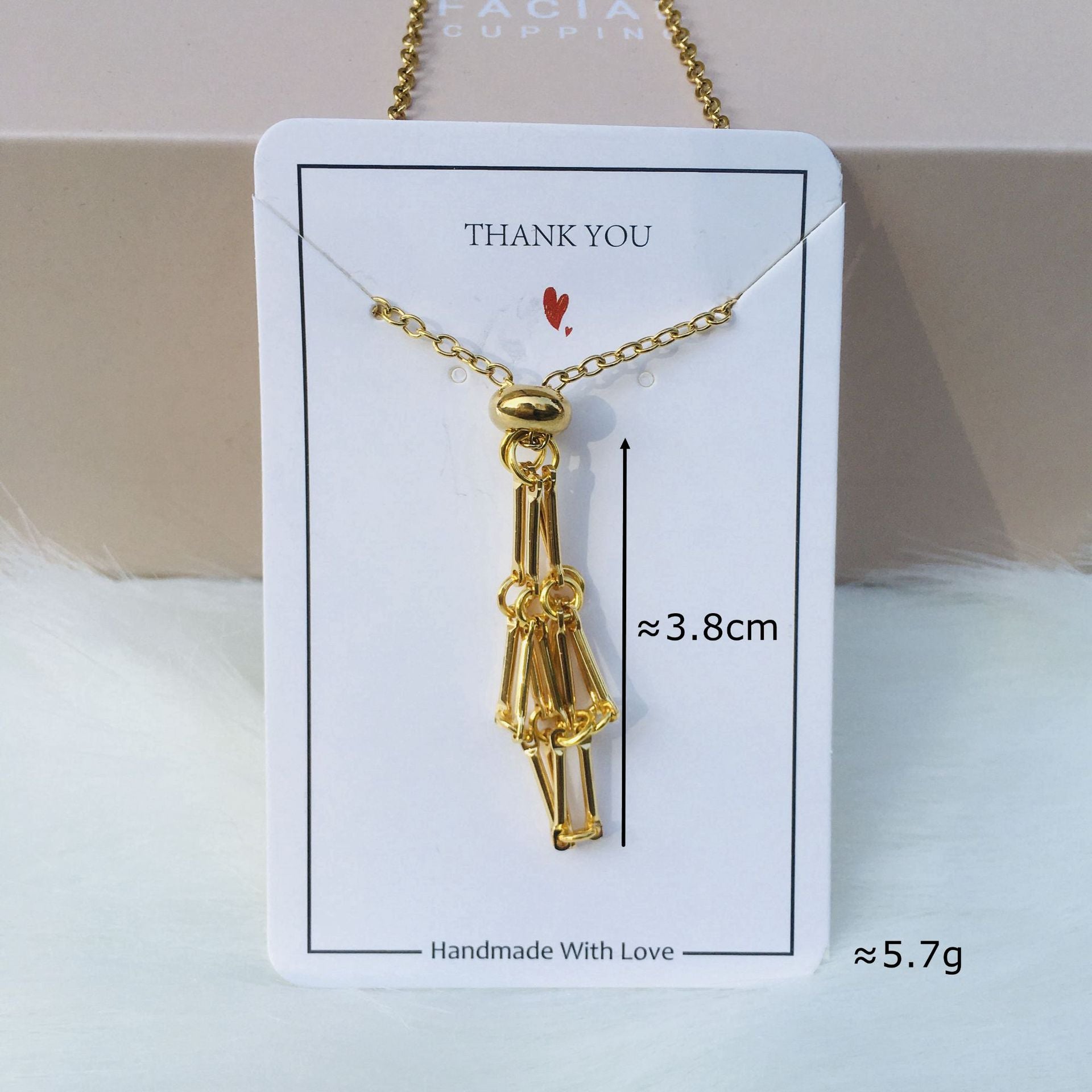 Wholesale 18K Gold Natural Crystal Raw Stone Net Pocket Metal Bamboo Necklace Crystal Mesh Bag ACC-NE-RongGuan010